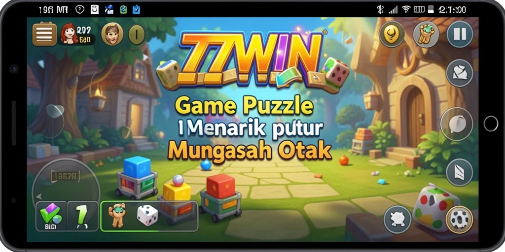 Tangkapan layar gameplay 77WIN yang menunjukkan tantangan Puzzle yang menarik.