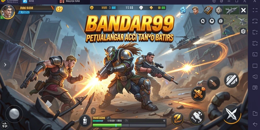Tampilan seru gameplay BANDAR99 dengan aksi menegangkan.
