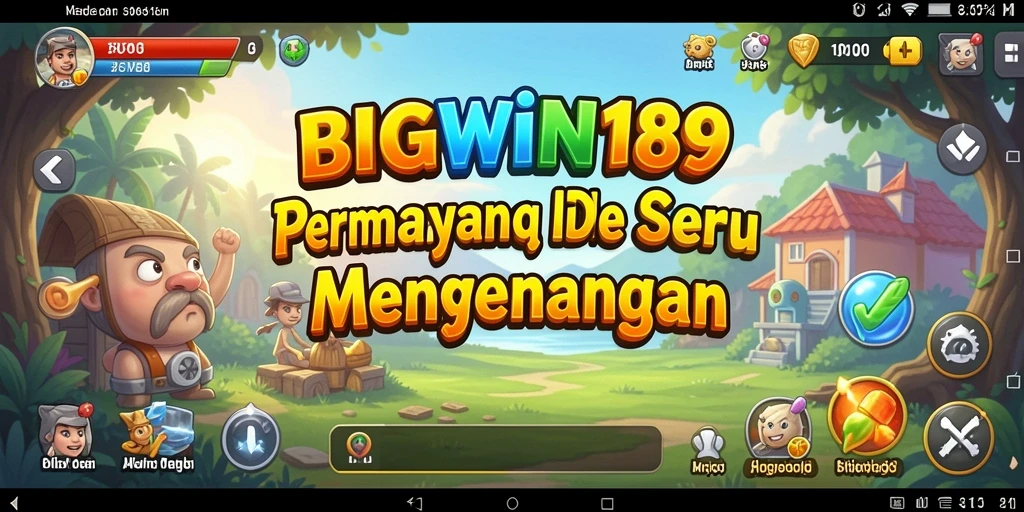 Tampilan gameplay BIGWIN189 yang menarik dan santai.