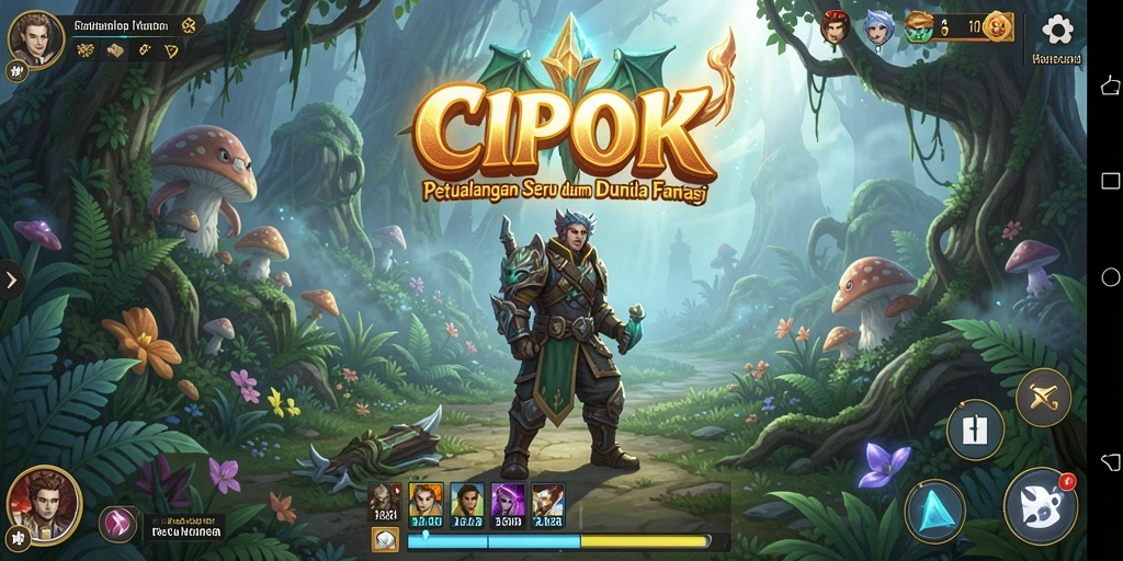 Gameplay seru dan menantang dalam dunia petualangan CIPOK.