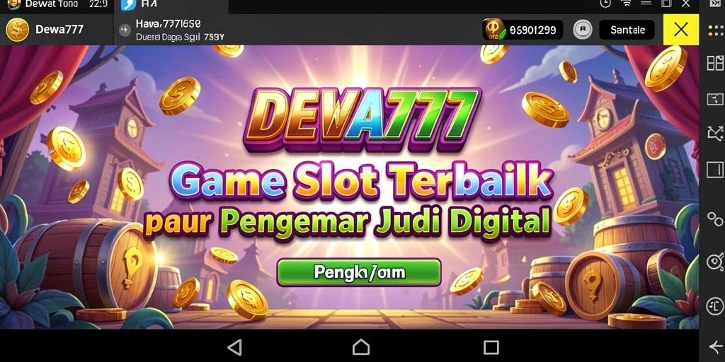Tampilan gameplay DEWA777 dengan animasi grafis yang menarik.