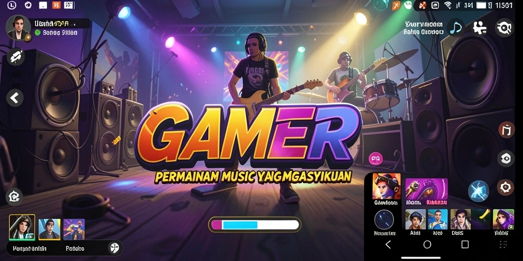 Tampilan gameplay GAMERP yang dinamis dan menarik.