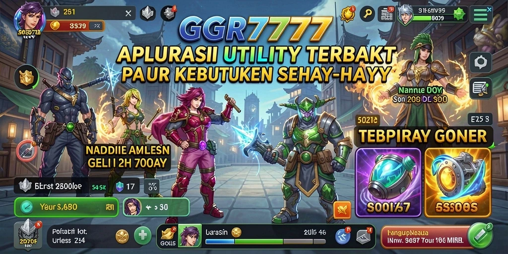 Tampilan antarmuka GGR7777 yang intuitif dan user-friendly.