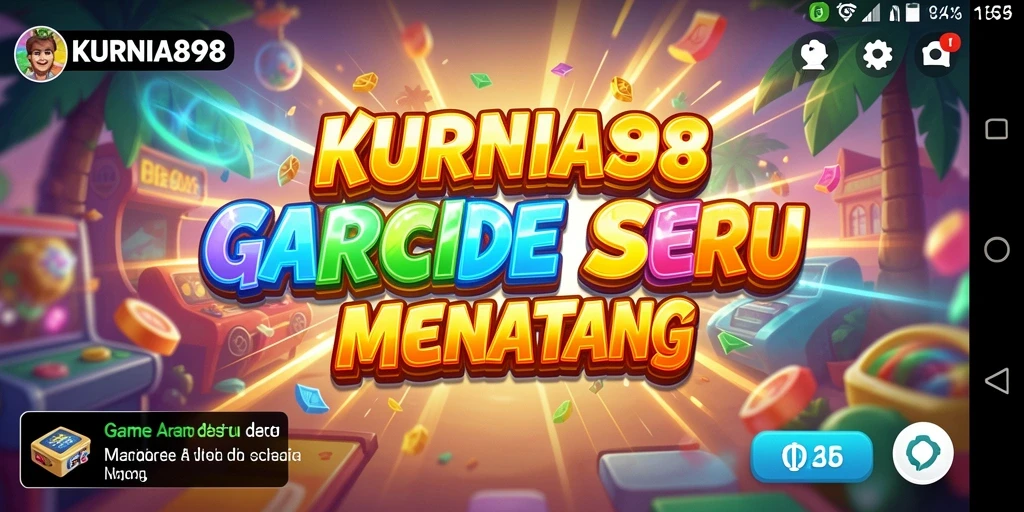 Screenshot gameplay KURNIA898 menampilkan aksi cepat dan grafis menarik.
