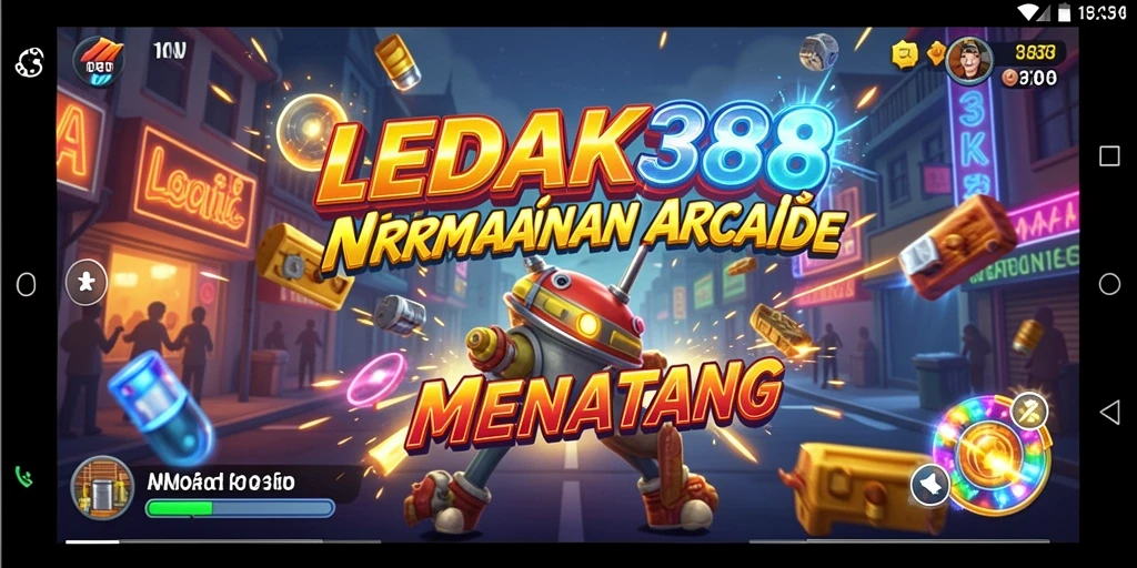 Tampilan gameplay seru dan menantang dari LEDAK388.