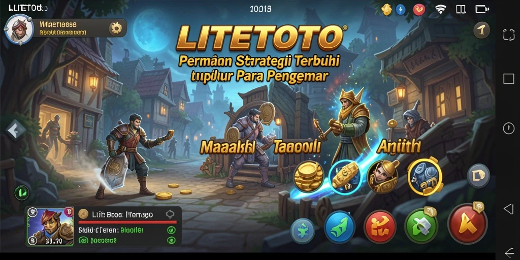 Tampilan gameplay menarik dari LITETOTO yang penuh strategi.