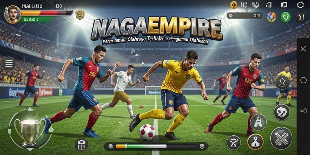 Tampilan gameplay seru NAGAEMPIRE yang menarik dan kompetitif.