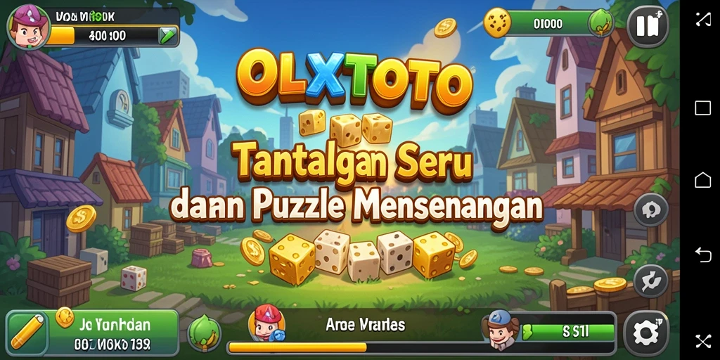 Screenshot utama OLXTOTO menampilkan gameplay Puzzle yang penuh tantangan.