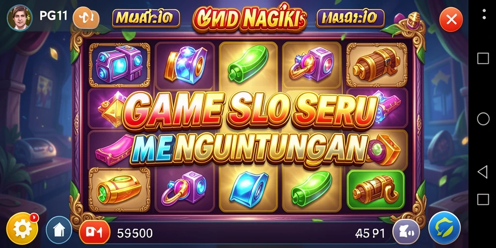 Tampilan menarik dari gameplay PG11 dengan berbagai simbol slot.