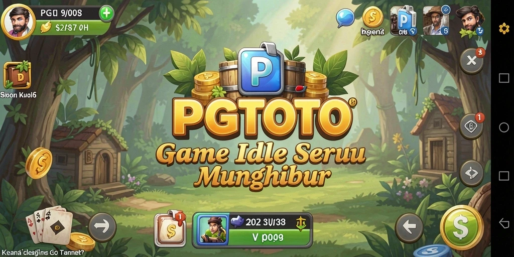 Screenshot PGTOTO menampilkan gameplay Idle yang seru dan menyenangkan.