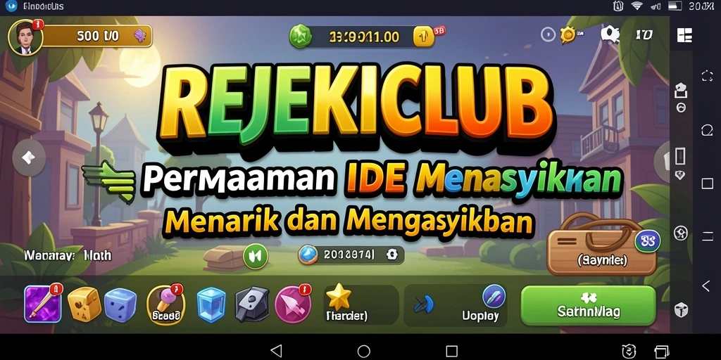 Tampilan gameplay REJEKICLUB yang menarik dan mengasyikkan.