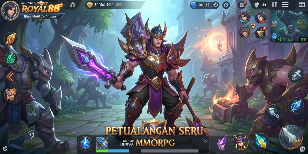 Tampilan gameplay ROYAL88 yang mendebarkan dan penuh aksi.