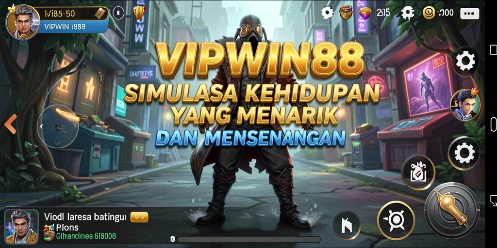 Tampilan gameplay <strong>VIPWIN88</strong> yang menakjubkan dengan interaksi karakter.