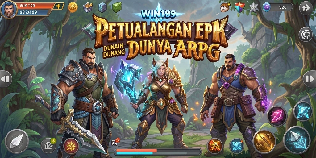 Screenshot gameplay WIN199 menampilkan aksi seru dalam ARPG.